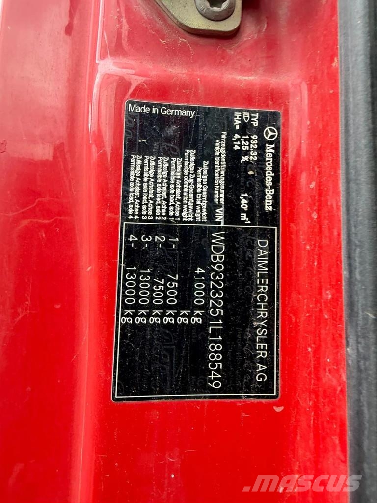 Mercedes-Benz Actros 4141 ! NO GEARBOX ! - Chassis Cabine - 8x6 Kamioni-šasije
