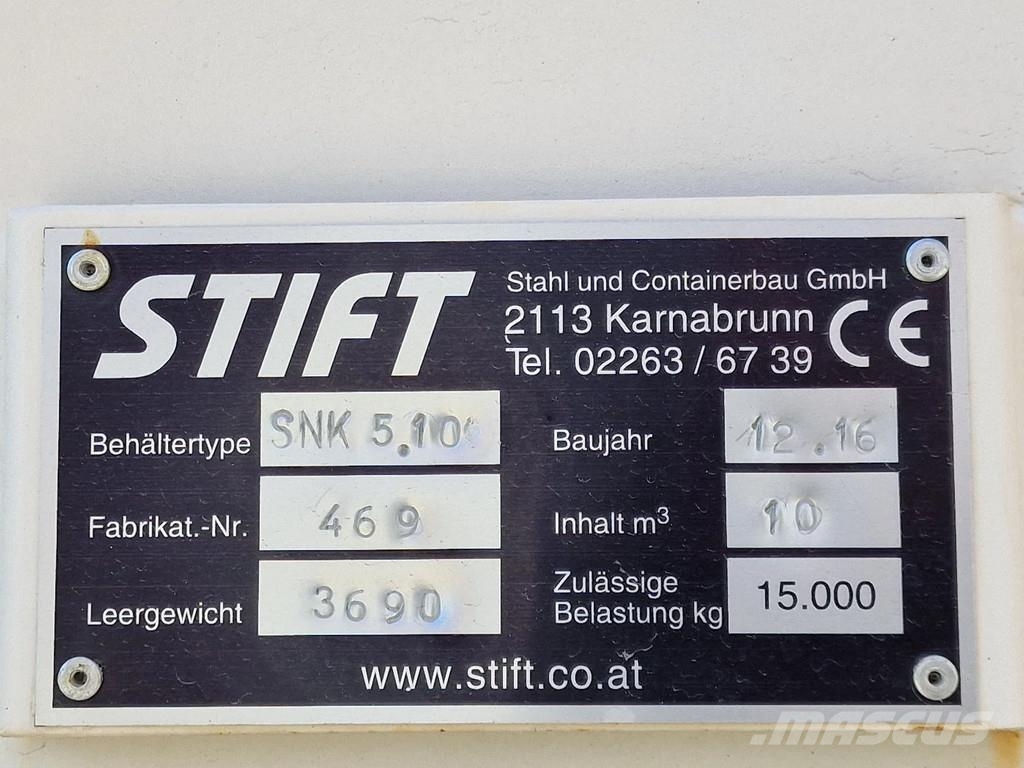 Palfinger PK9501 Crane / Grua / Kran - Stift container - معدات النقل - غير ذلك