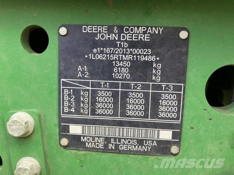 John Deere 6215R Tratores Agrícolas usados