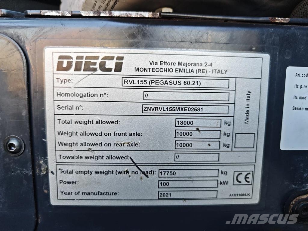 Dieci Pegasus 60.21 3 Attechments! Sollevatori telescopici