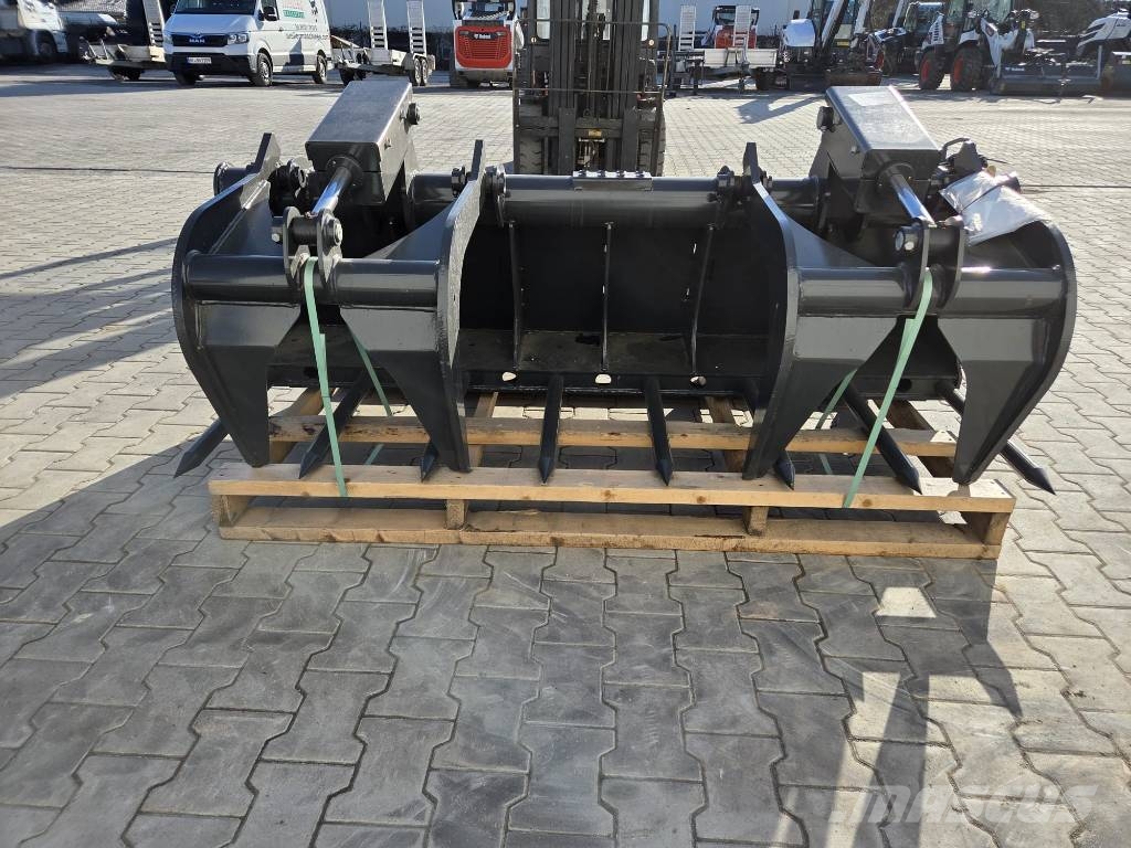 Bobcat Industriegreifer / Industrial Fork grapple 203cm لوادر انزلاقية التوجيه