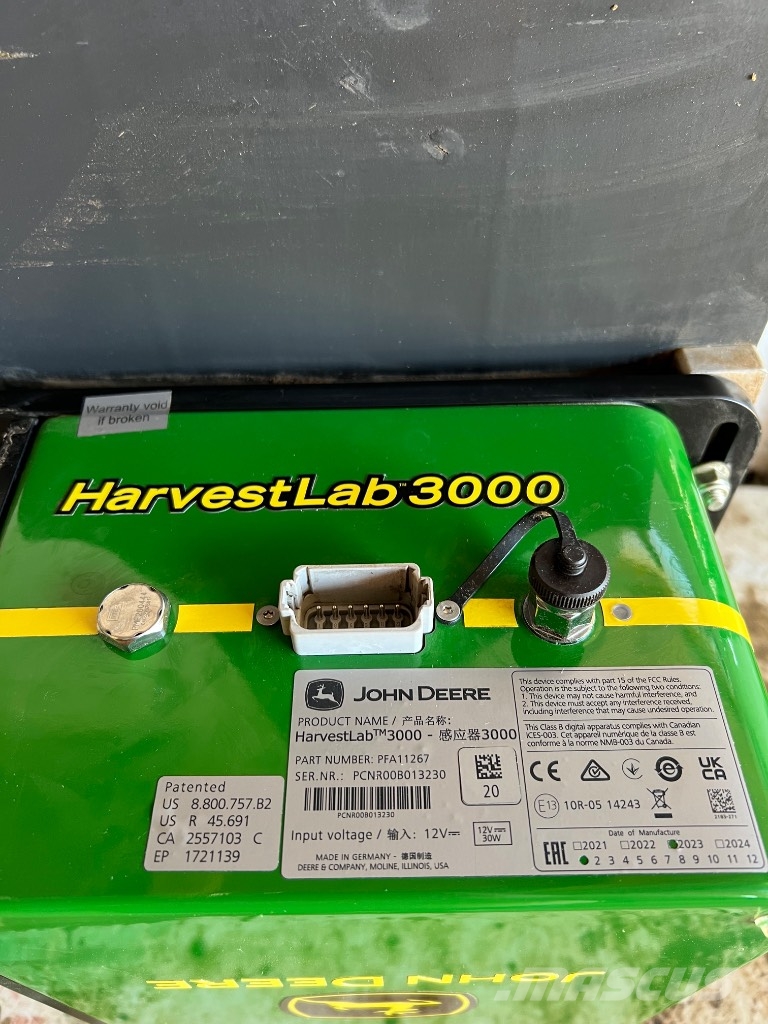 John Deere HarvestLab 3000 Farm machinery