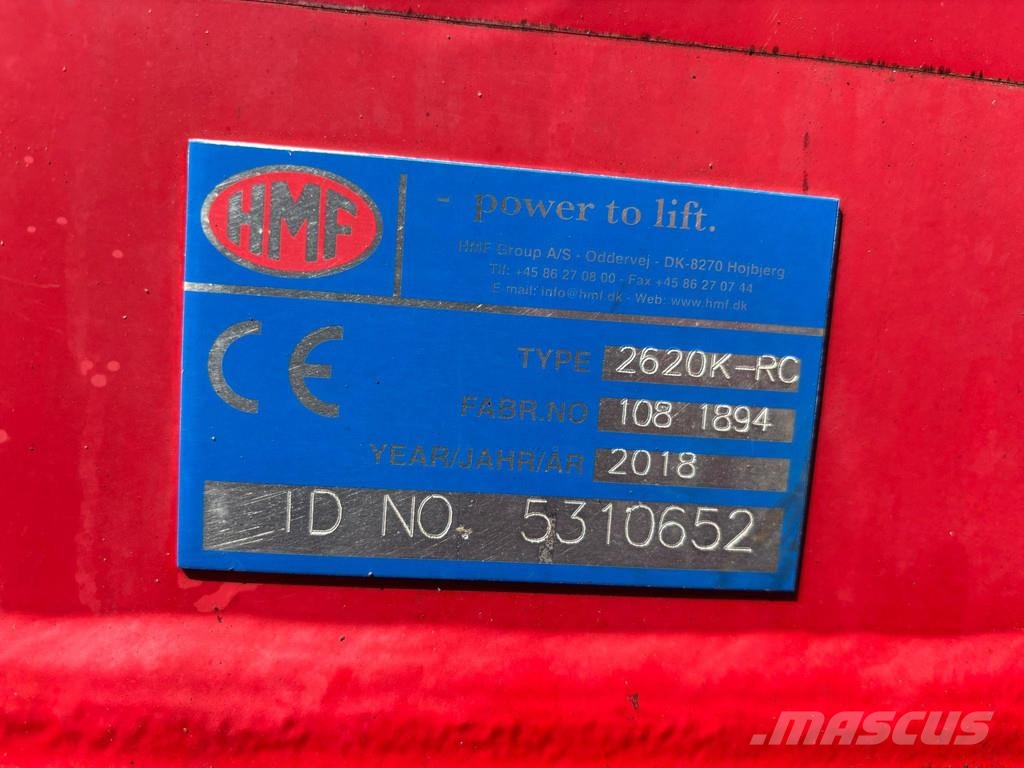 Scania G 480 8x2/4 HMF 2620K YEAR 2018 / BOX L=5414 mm Camiones grúa