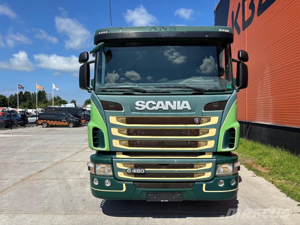 Scania G 480 8x2/4 HMF 2620K YEAR 2018 / BOX L=5414 mm Camiones grúa
