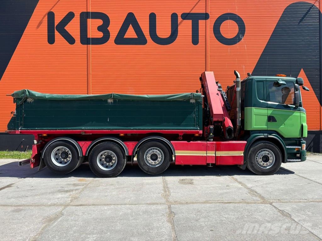Scania G 480 8x2/4 HMF 2620K YEAR 2018 / BOX L=5414 mm Camiones grúa