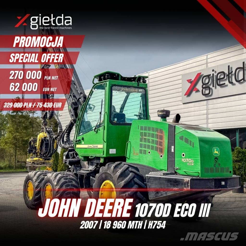 John Deere 1070 D Eco III Harvester