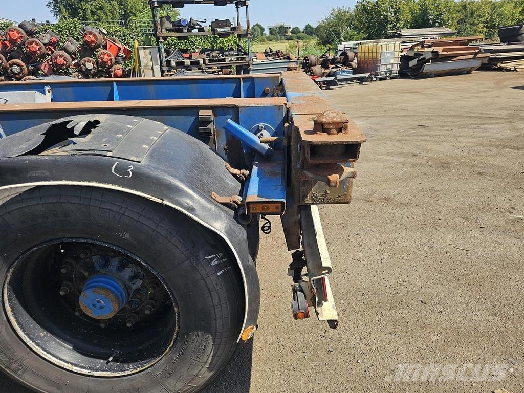 HRD NT CON.40 foot extendible chassis 2 x 20 foot / la Containerchassis