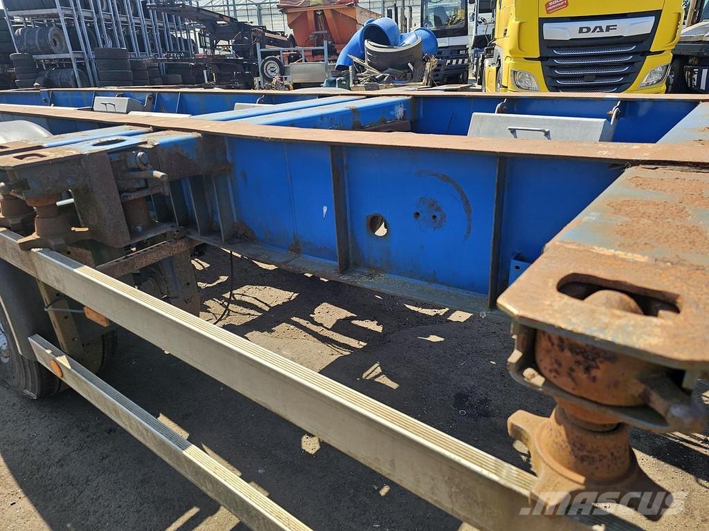 HRD NT CON.40 foot extendible chassis 2 x 20 foot / la Containerchassis