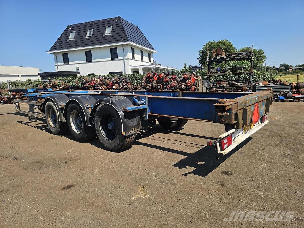 HRD NT CON.40 foot extendible chassis 2 x 20 foot / la Containerchassis