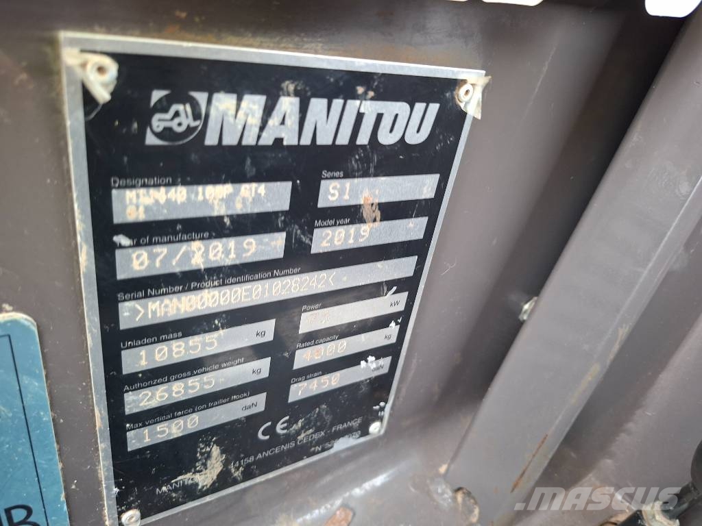 Manitou MT 1440 (100HP + Sideshift + A/C) مناولات متداخلة