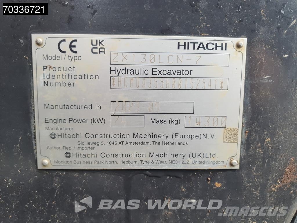 Hitachi ZX130 LCN-7 5 Buckets Bageri guseničari
