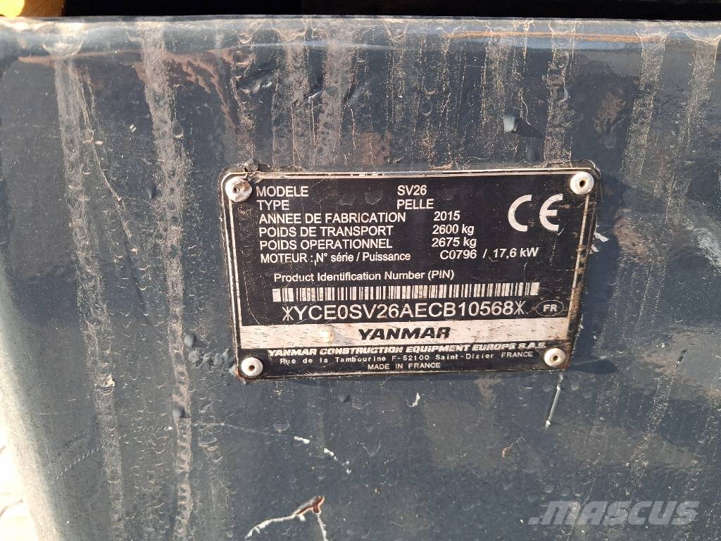Yanmar SV 26 Mini bageri < 7t