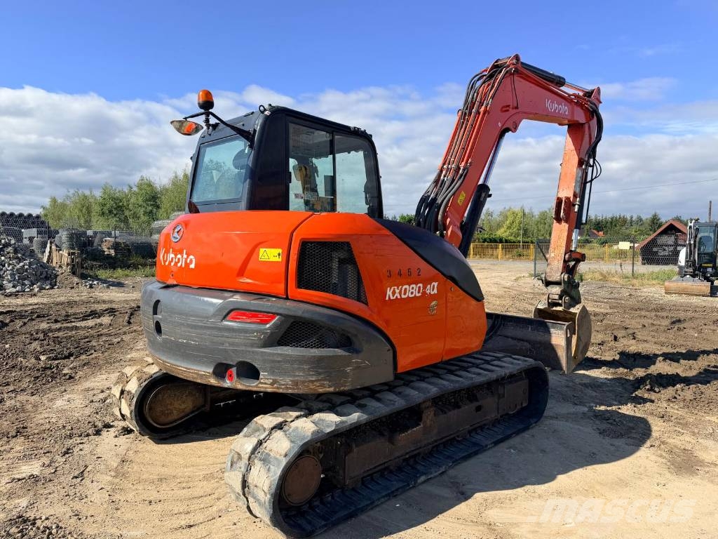 Kubota KX 080-4 Midi excavators 7t - 12t