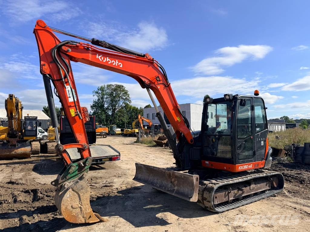 Kubota KX 080-4 Midi excavators 7t - 12t