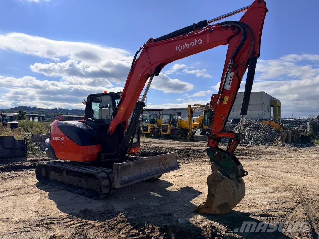 Kubota KX 080-4 Midi excavators 7t - 12t