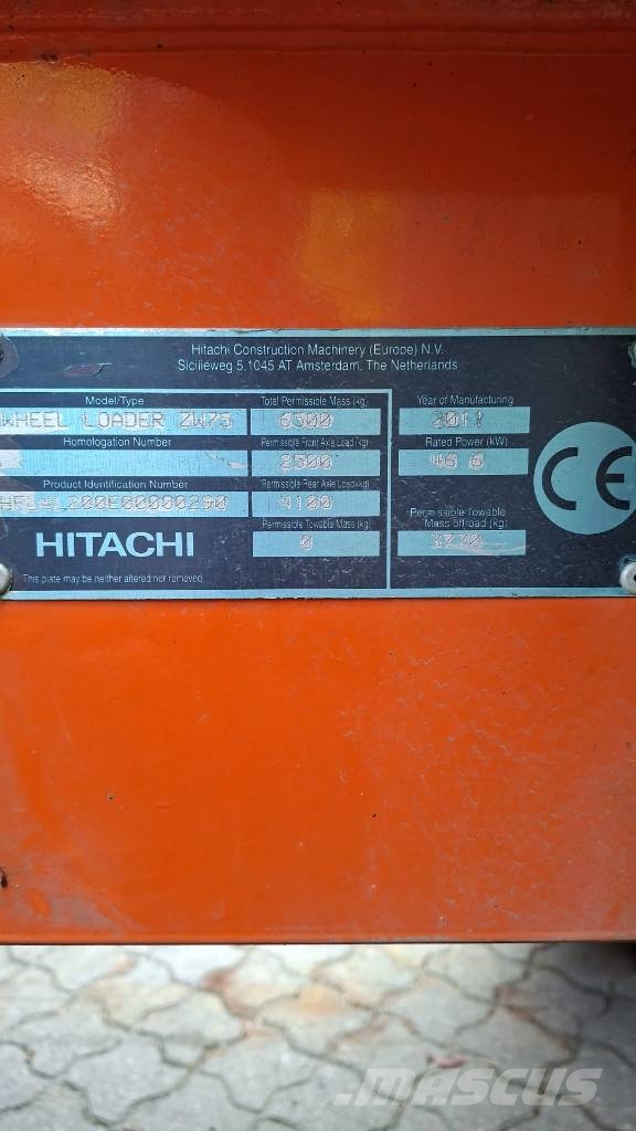 Hitachi ZW75 Radlader