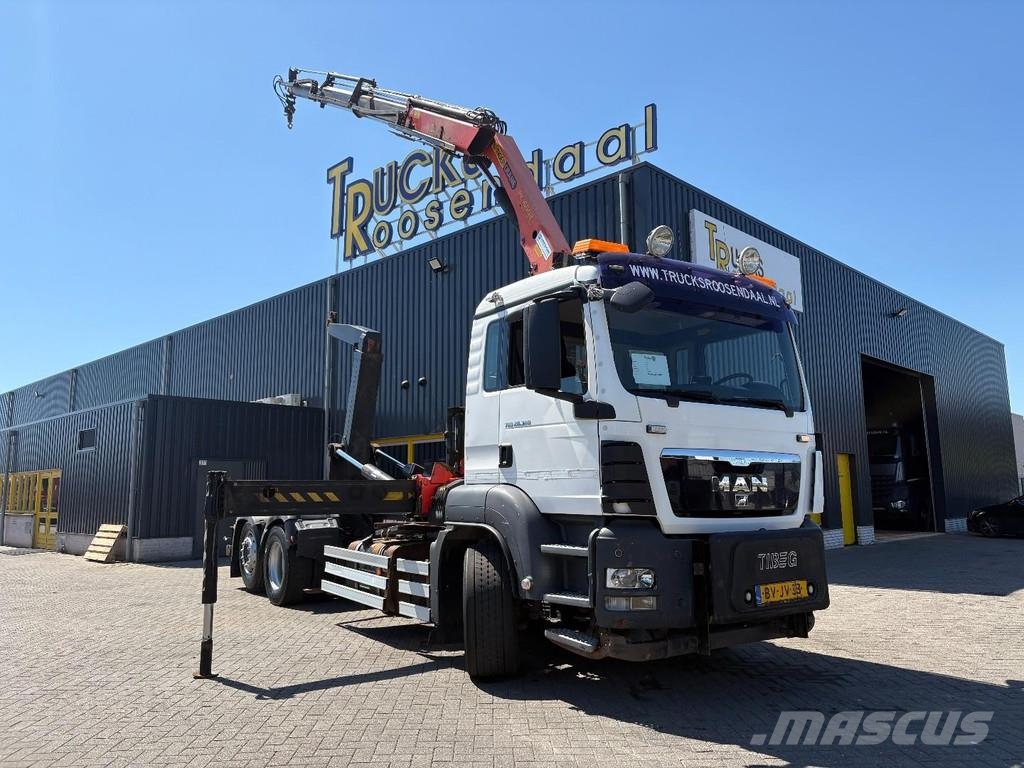 MAN TGS 26.320 + 6x4 FRONT TRACTION + STEERING/LIFT AX Grúas todo terreno