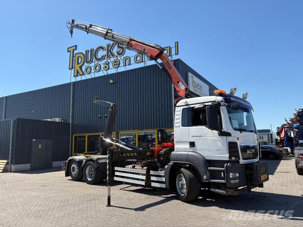 MAN TGS 26.320 + 6x4 FRONT TRACTION + STEERING/LIFT AX Grúas todo terreno