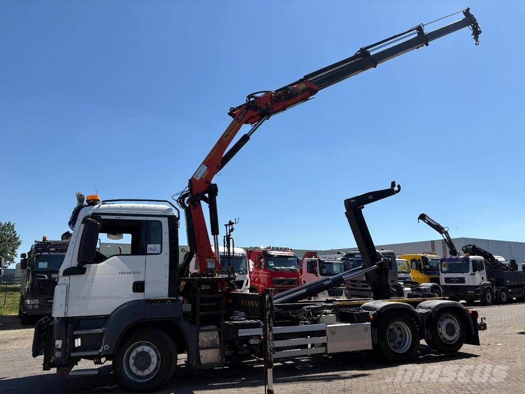 MAN TGS 26.320 + 6x4 FRONT TRACTION + STEERING/LIFT AX Grúas todo terreno