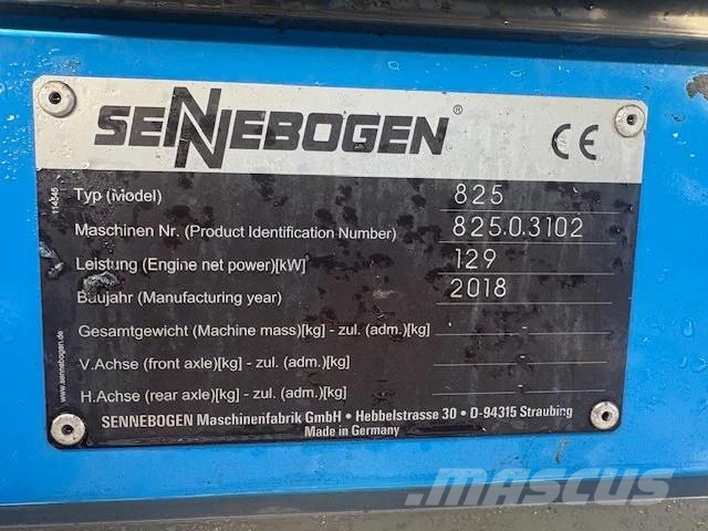 Sennebogen 825E Matrial Handler 825E Waste / industry handlers