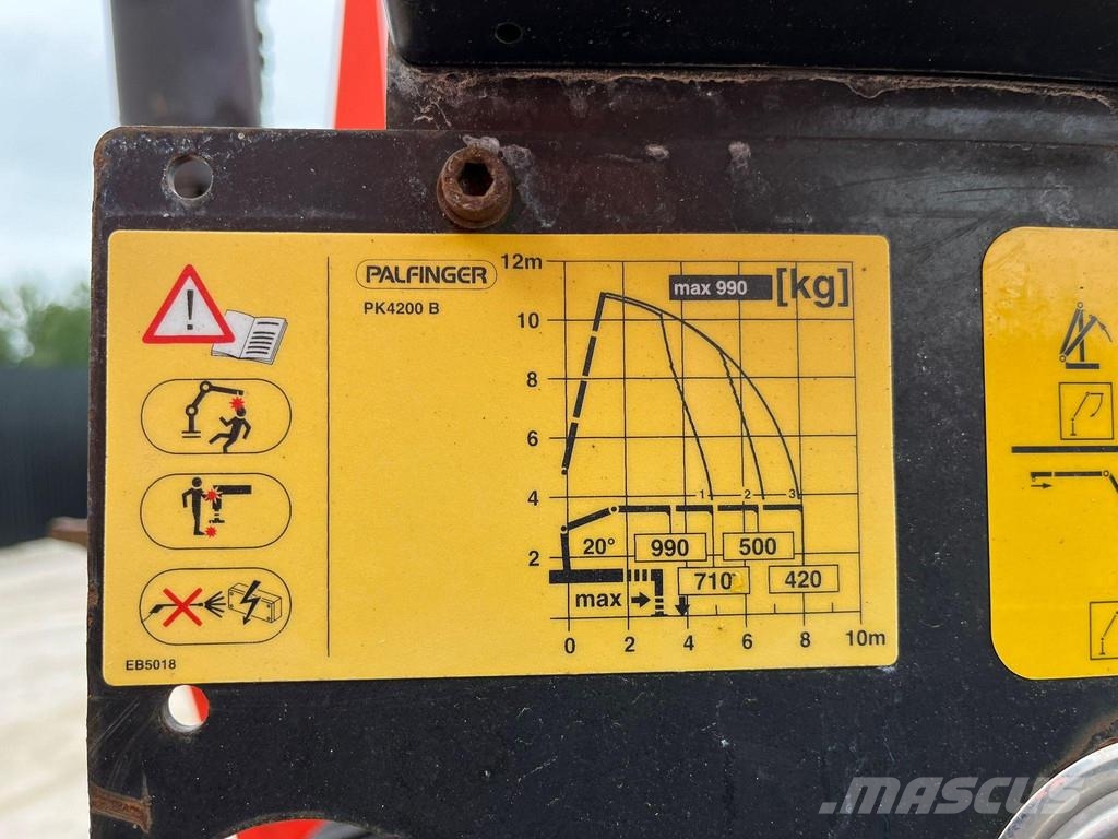 MAN TGL 8.180 4x2 PK 4200 YEAR 2013 / PLATFORM L=3710 Camioane cu macara