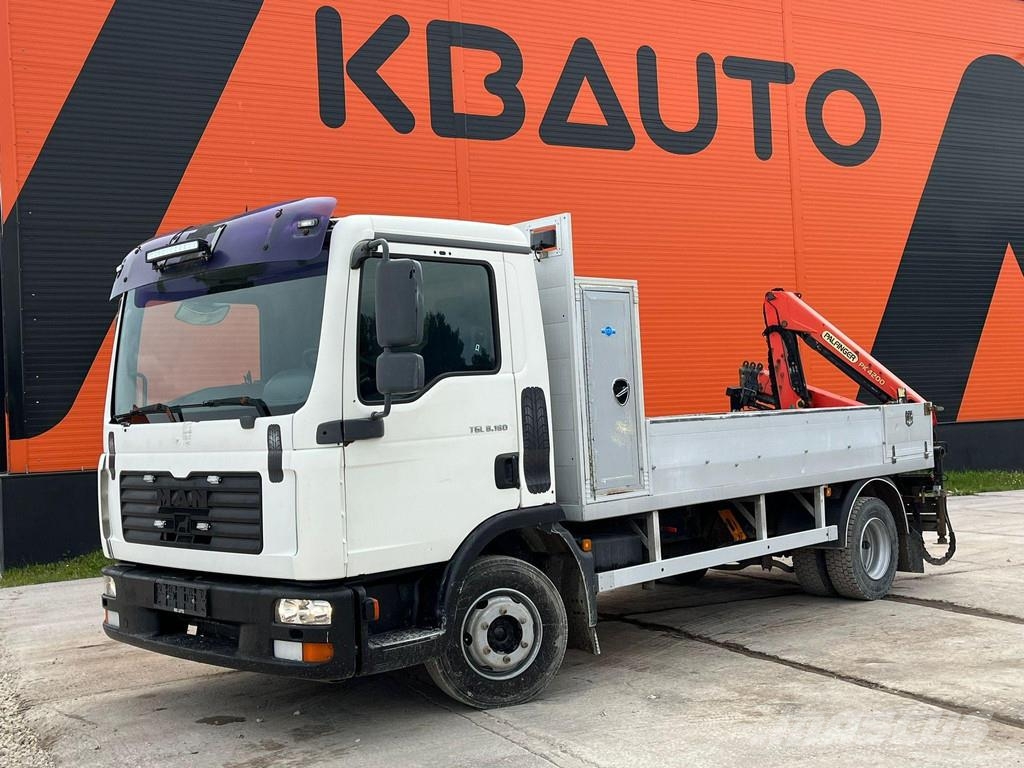 MAN TGL 8.180 4x2 PK 4200 YEAR 2013 / PLATFORM L=3710 Camioane cu macara