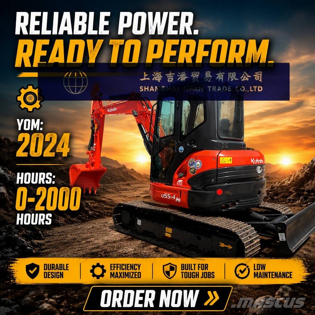 Kubota U 55-4 소형 굴삭기 7톤 미만