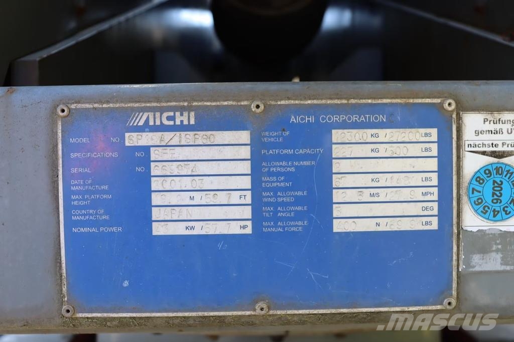 Aichi SP18A SP18A Muut henkilönosturit