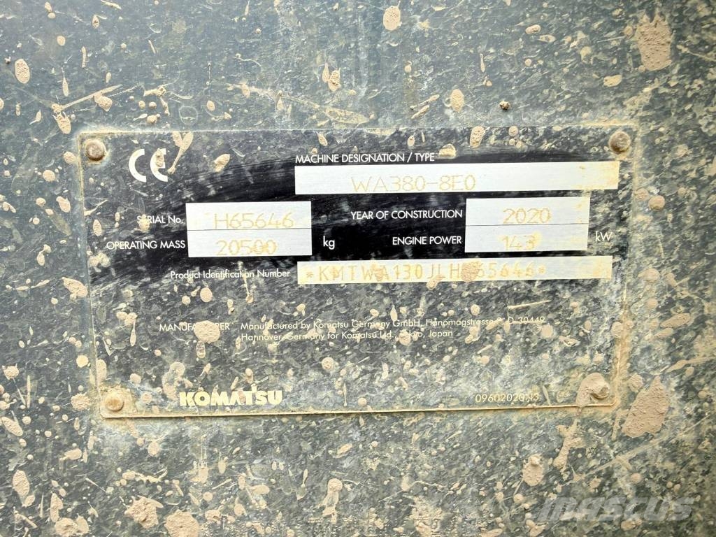 Komatsu WA380-8EO Chargeuse sur pneus