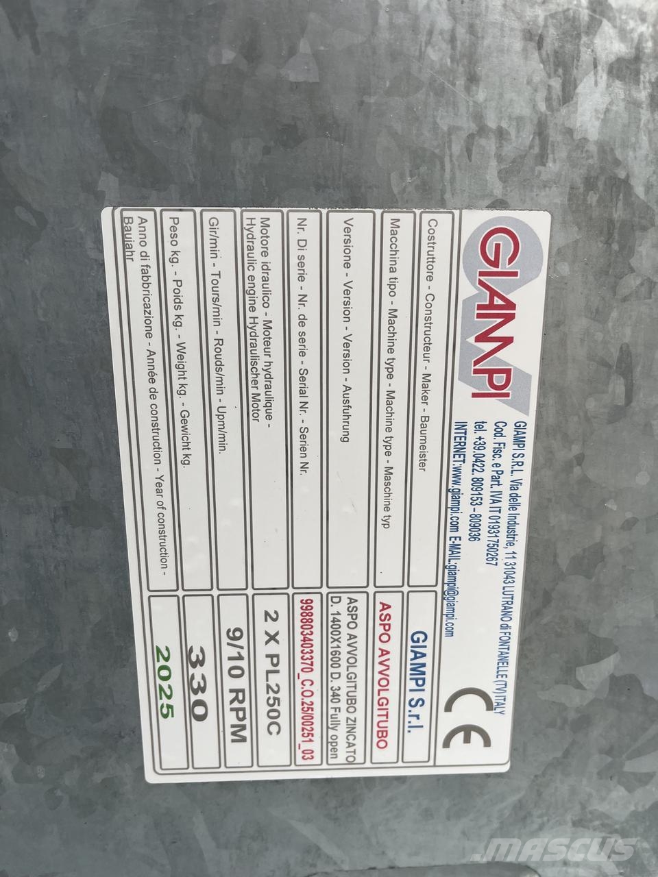 Giampi 1400x1600 Öntözőrendszerek