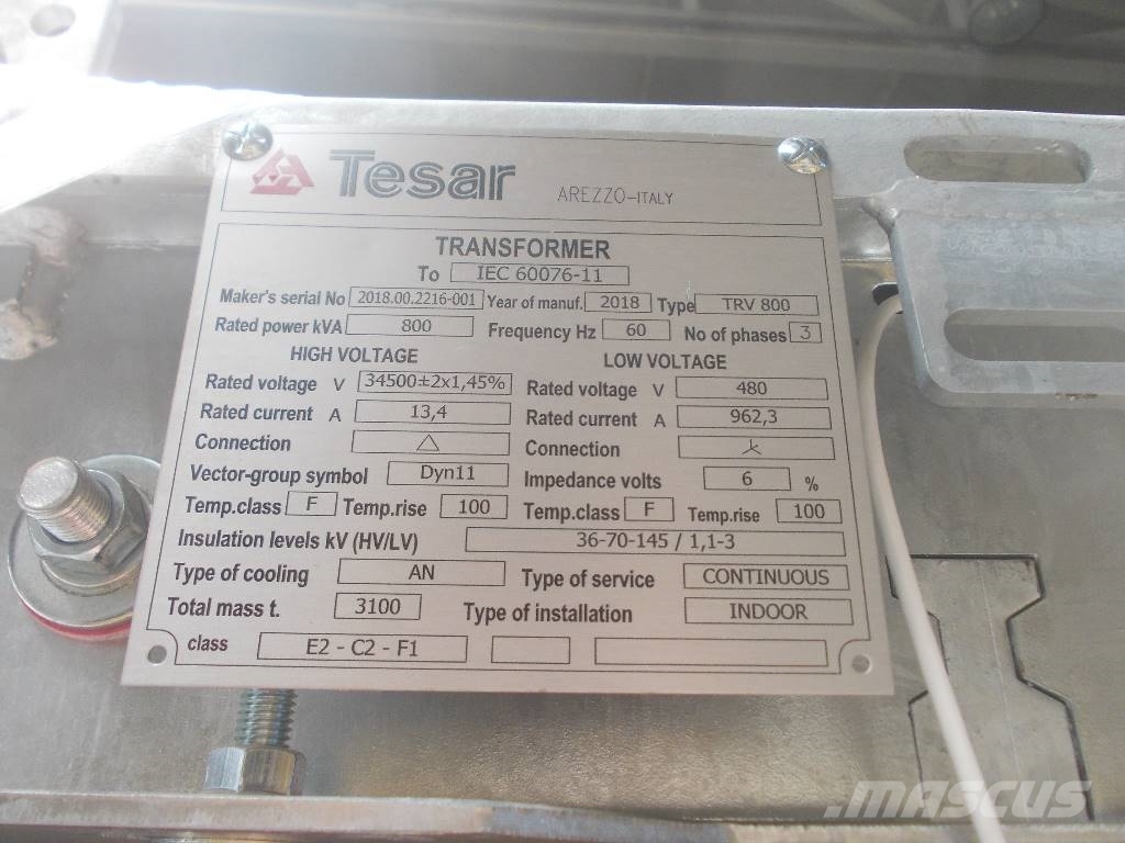 TESAR TRV 800 Elektronik
