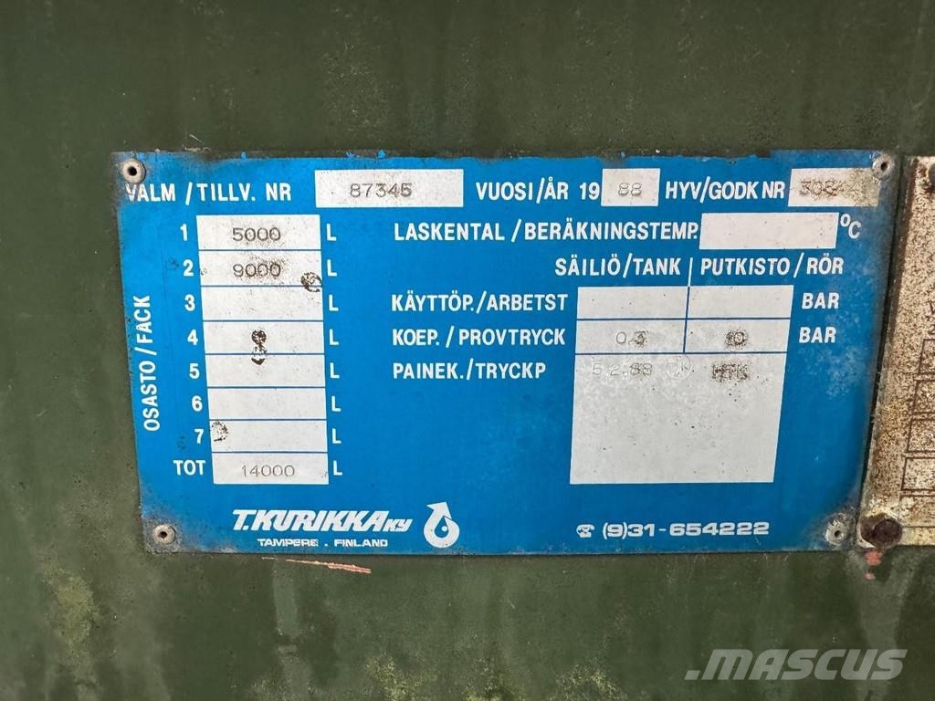 Volvo N10 6X4 Robson-Drive + TANK 14.000 LITER Ostali kamioni