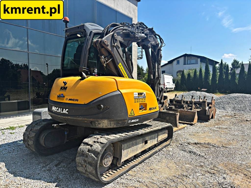Mecalac 8 MCR MINI-KOPARKA 2019R | MECALAC 6 MCR, JCB 8065 Miniexcavadoras