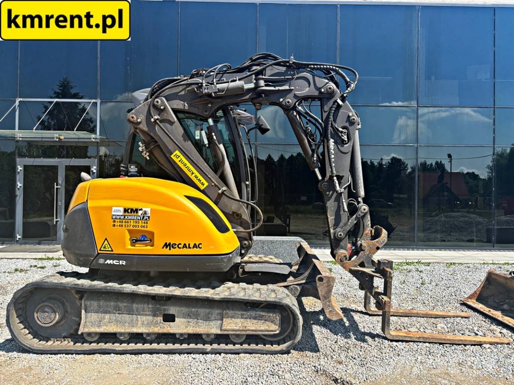 Mecalac 8 MCR MINI-KOPARKA 2019R | MECALAC 6 MCR, JCB 8065 Miniexcavadoras