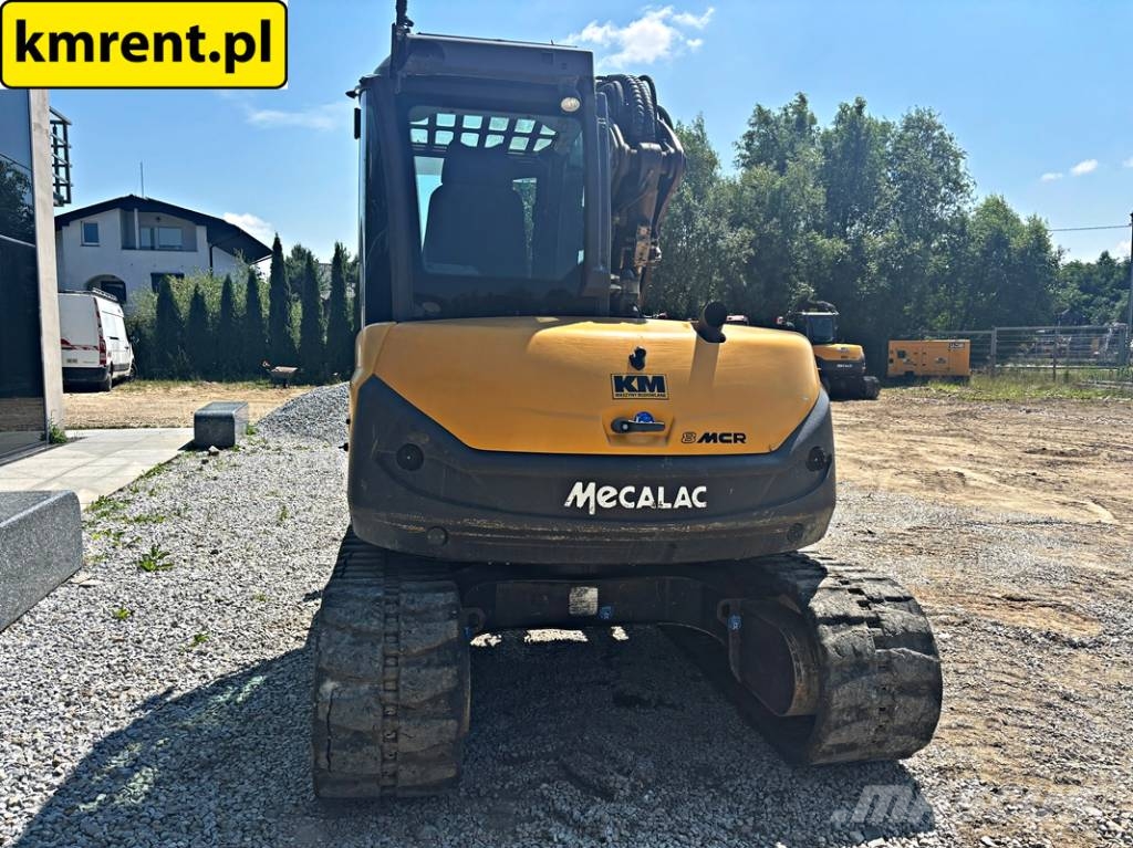 Mecalac 8 MCR MINI-KOPARKA 2019R | MECALAC 6 MCR, JCB 8065 Miniexcavadoras