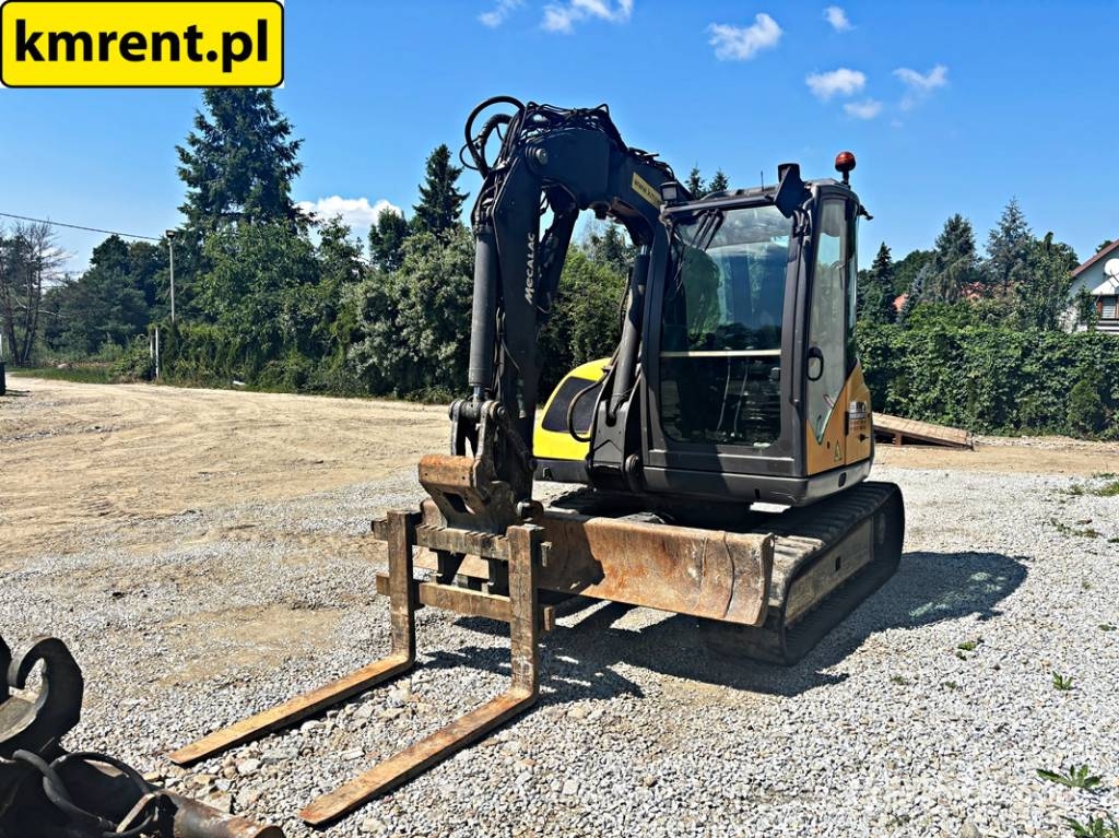 Mecalac 8 MCR MINI-KOPARKA 2019R | MECALAC 6 MCR, JCB 8065 Miniexcavadoras