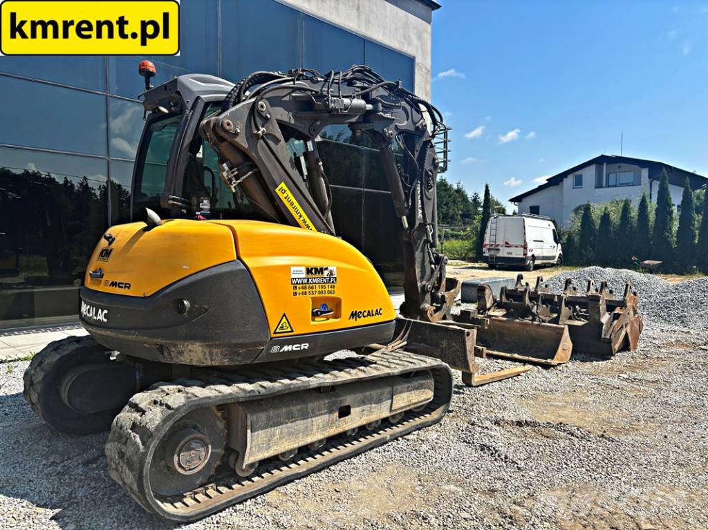 Mecalac 8 MCR MINI-KOPARKA 2019R | MECALAC 6 MCR, JCB 8065 Miniexcavadoras
