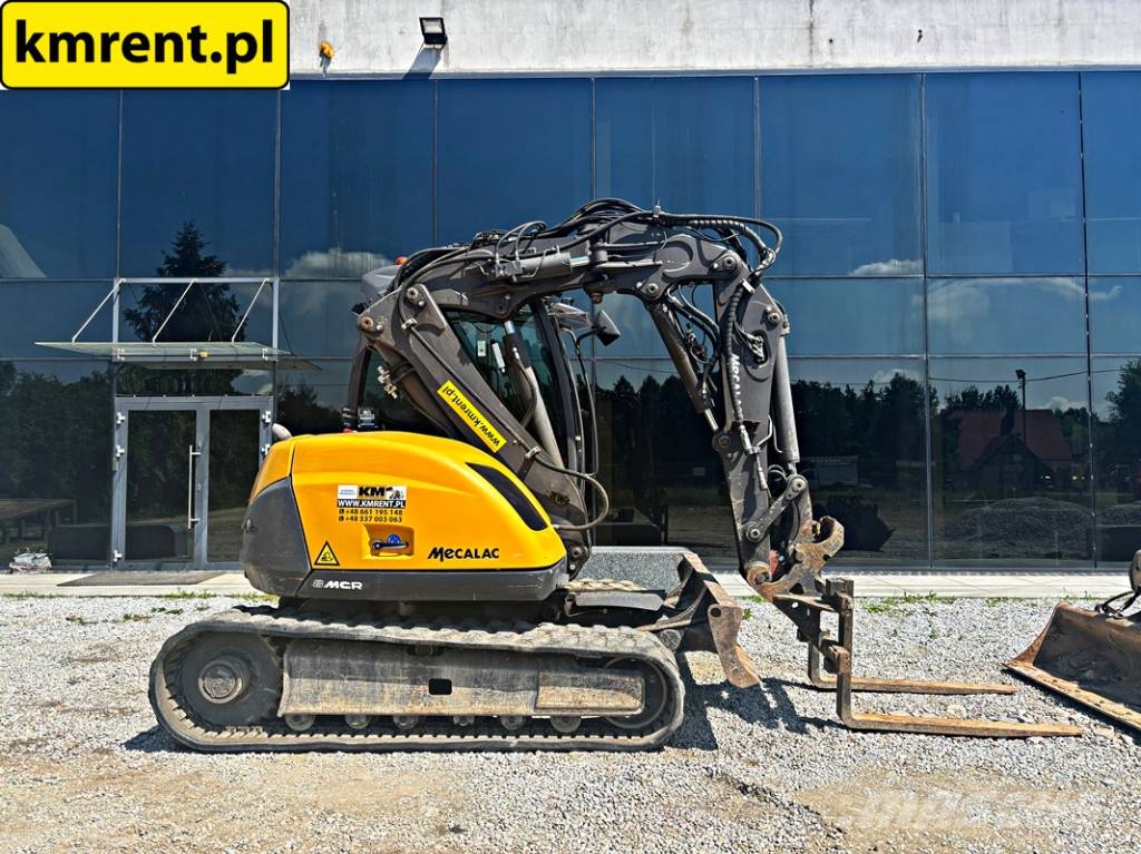 Mecalac 8 MCR MINI-KOPARKA 2019R | MECALAC 6 MCR, JCB 8065 Miniexcavadoras