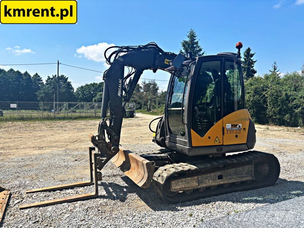 Mecalac 8 MCR MINI-KOPARKA 2019R | MECALAC 6 MCR, JCB 8065 Miniexcavadoras