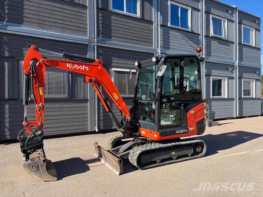 Kubota KX 027- 4 Mini kotrók < 7t