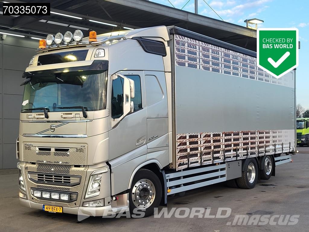 Volvo FH 420 FH 6X2 NL-Truck APK Lift Axle 2000kg Tailga Elhúzható ponyvás