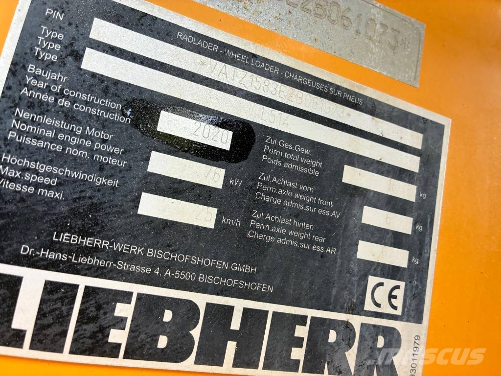 Liebherr 514 Kolesni nakladalci