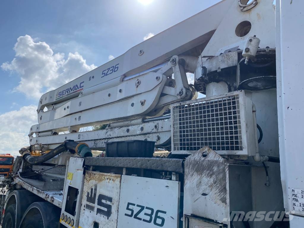 Mercedes-Benz AROCS 2643 6x4/SERMAC 5Z36 1er Main endommagée Betonpomptrucks