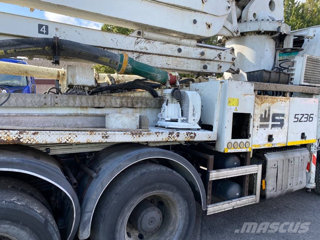 Mercedes-Benz AROCS 2643 6x4/SERMAC 5Z36 1er Main endommagée Betonpomptrucks