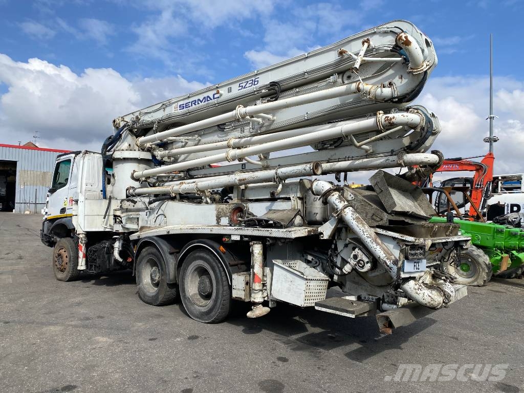 Mercedes-Benz AROCS 2643 6x4/SERMAC 5Z36 1er Main endommagée Betonpomptrucks