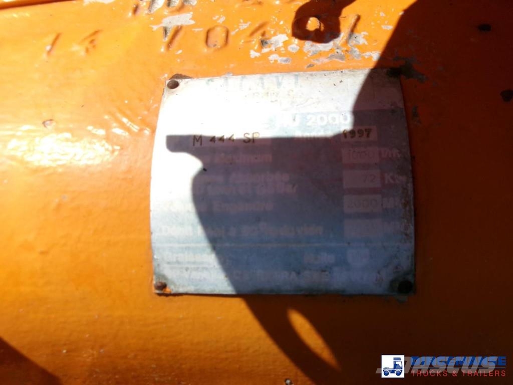 MAN 41.463 8x4 Euro 2 vacuum tank ADR 15 m3 / 2 comp 組合/真空油槽車