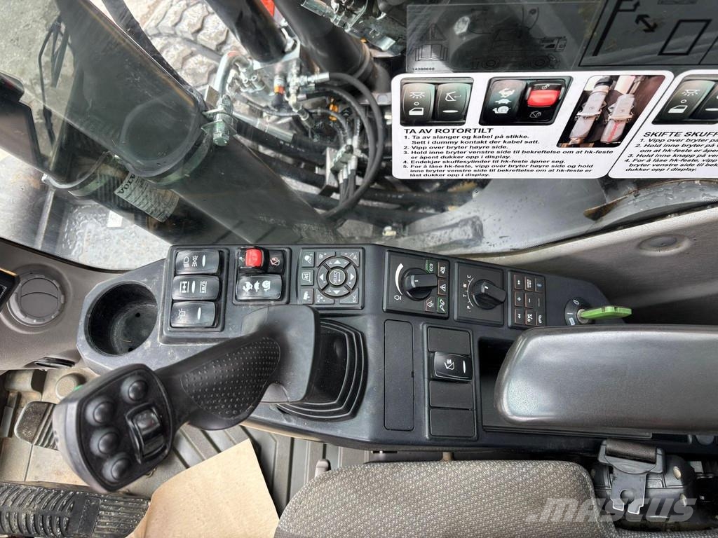 Volvo EWR 150 E 3D / TILTROTATOR / AC / CENTRAL LUBRICAT Ratasekskavaatorid