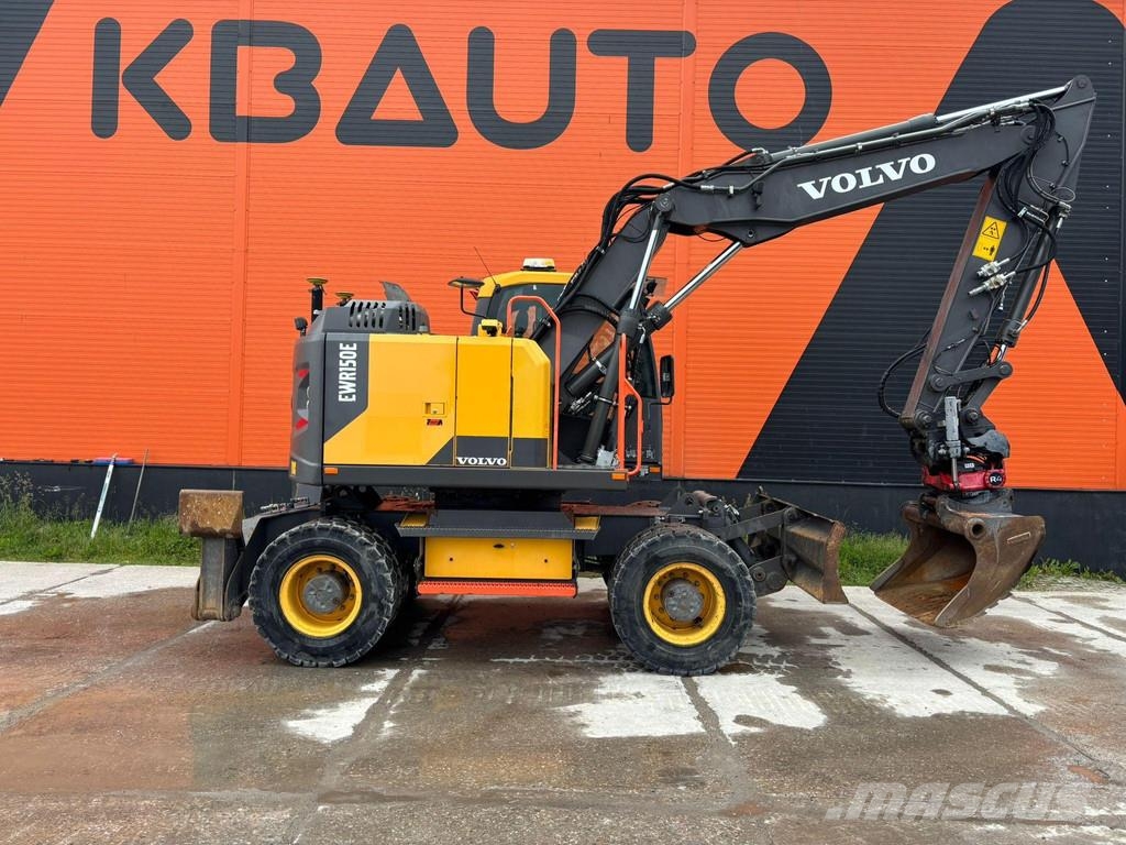 Volvo EWR 150 E 3D / TILTROTATOR / AC / CENTRAL LUBRICAT Ratasekskavaatorid