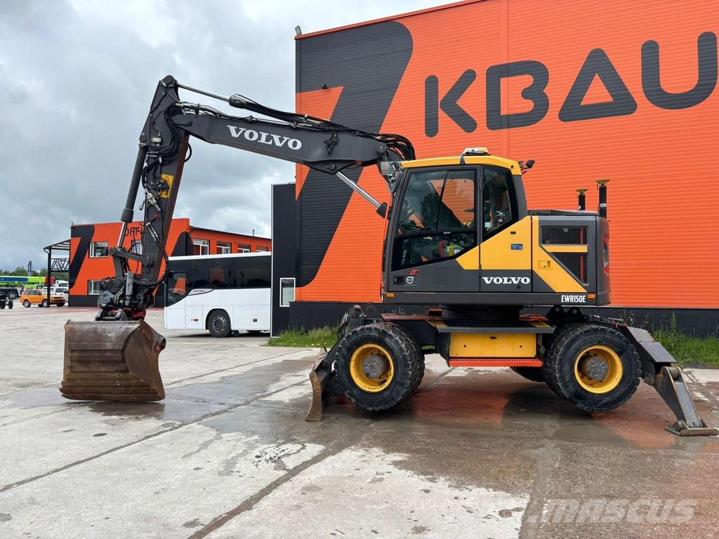 Volvo EWR 150 E 3D / TILTROTATOR / AC / CENTRAL LUBRICAT Ratasekskavaatorid