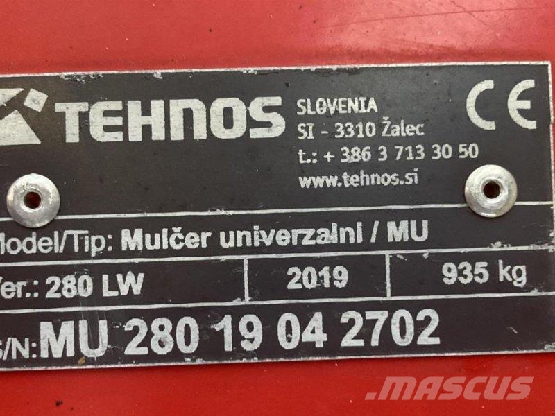Tehnos MU 280 Інше обладнання для фуражних комбайнів